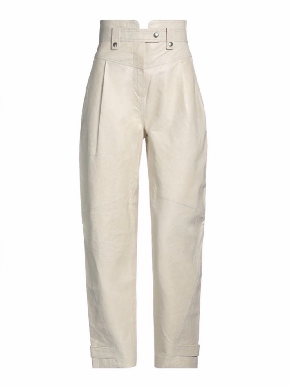 IRO Leather Paperbag High Waisted Trousers